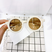Lunettes rondes pas chères 2026 – Fournisseur de lunettes de soleil colorées mates pour enfants, avec logo personnalisé