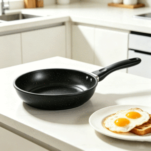 FLEY – Ensemble de batterie de cuisine écologique en carbone ionique, antiadhésif, comprenant wok, poêle <span class=keywords><strong>et</strong></span> <span class=keywords><strong>casserole</strong></span>, compatible gaz <span class=keywords><strong>et</strong></span> <span class=keywords><strong>induction</strong></span>, sans couvercle – Prix abordable - Product Image 1