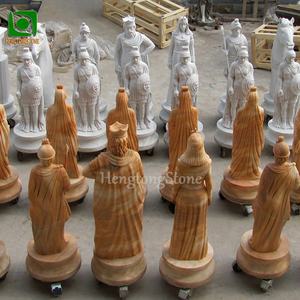 Escultura de <span class=keywords><strong>Ajedrez</strong></span> de piedra occidental decorativa para jardín, <span class=keywords><strong>ajedrez</strong></span> famosos - Product Image 2