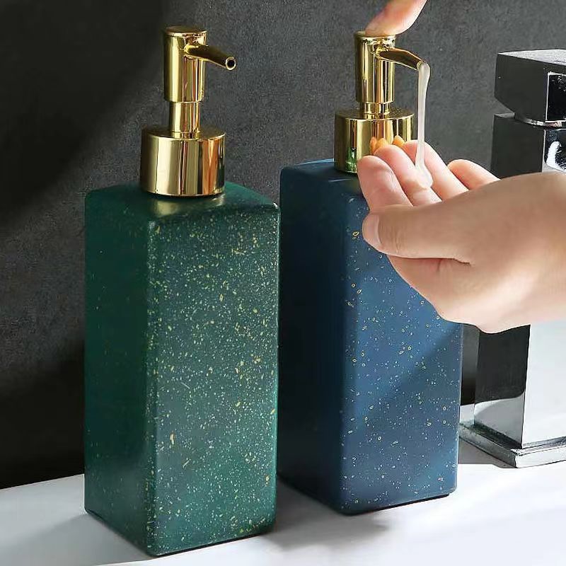Kitchen Glass Liquid Soap Dispenser Hand
