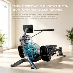 Nouvelle machine à ramer en aluminium aéronautique avec application YPOOFIT, système de contrôle <span class=keywords><strong>électromagnétique</strong></span>, machine à ramer intelligente - Product Image 2