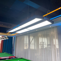 Lumière de table de billard en alliage d'aluminium de haute qualité, LED 220v 110v, super lumineuse, pour table de billard de 9 pieds, résistante à l'eau