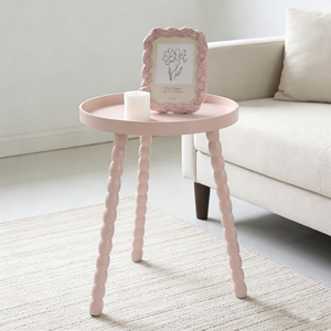 <span class=keywords><strong>Table</strong></span> d'appoint moderne de petite taille avec couleur personnalisée, <span class=keywords><strong>table</strong></span> <span class=keywords><strong>basse</strong></span> ronde à trois pieds en bois massif pour les petits espaces, décoration de salon - Product Image 1