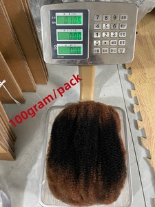 Nuove <span class=keywords><strong>Extension</strong></span> <span class=keywords><strong>per</strong></span> Trecce Micro Twist Senza Nodi in <span class=keywords><strong>Capelli</strong></span> Sintetici <span class=keywords><strong>Afro</strong></span> Kinky Bulk, 12 Pollici, 100 Grammi, Effetto Naturale <span class=keywords><strong>per</strong></span> Doppia Intreccia a Macchina - Product Image 4