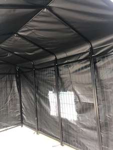 Nhiệm vụ nặng nề chó cũi ngoài trời kim loại con chó lồng - Product Image 5