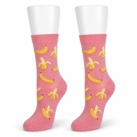 Chaussettes en coton à motifs originaux et amusants (aliments, chips d'avocat, bonbons, œufs) pour adultes, cadeau amusant, chaussettes tricotées montantes, vente en gros