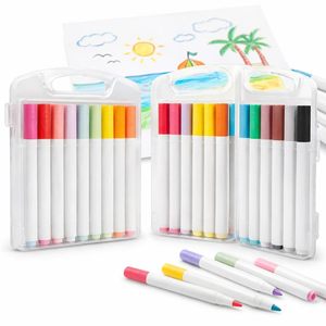 Suitable for Gift Oem Colors Dual Tip Liquid Fluorescent <b>Paint</b> Marker Pen for Rock Painting Set Water-Based Acrylic <b>Paint</b> Marker - Product Image 1