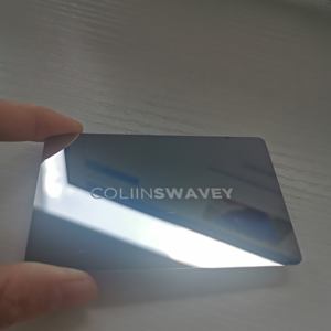 งานแกะสลักเลเซอร์0.5มม. 0.8มม. สำหรับงานปาร์ตี้วันเกิดเปล่ามาตรฐานนามบัตรโลหะอโนไดซ์ตามสั่ง - Product Image 5