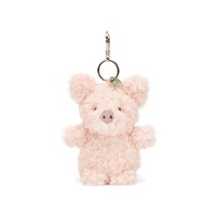Porte-clés en peluche douce et mignons pour sacs à dos, personnalisables, vente en gros, breloques en forme d'arachide