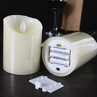 Flammenlose Flackernde Elektrische Paraffin-Wachs LED-Kerze für Hochzeit Party Heim Weihnachtsdekoration Zubehör