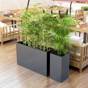 Pot de fleurs <span class=keywords><strong>XXL</strong></span> pour jardin extérieur, pot de fleurs carré pour jardin extérieur - Product Image 5