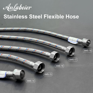 Tuyau de plomberie flexible en métal tressé 1,5 m, résistant à la corrosion, doublé EPDM, pour salle de bain, cuisine, tube d'eau universel - Product Image 4