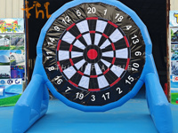 Jeu de cible gonflable d'extérieur, jeu de fléchettes de football gonflable, fléchettes de football gonflables pour enfants et adultes