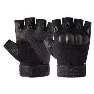 Guantes Tácticos sin Dedos con Protección Contra Impactos y Absorción de Vibraciones, Guantes Deportivos Unisex para Motocicleta - Product Image 1
