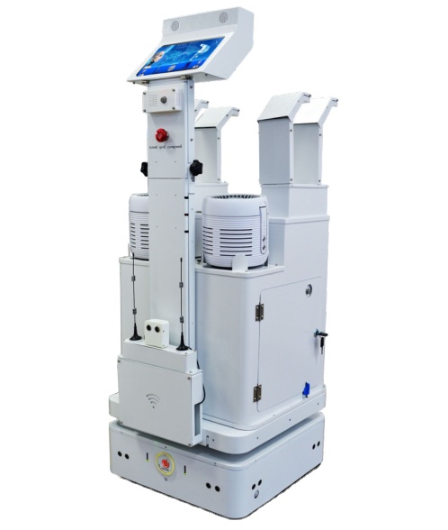 Самоходный очищающий робот-распылитель, дезинфекция, стерилизация, оборудование для стерилизации