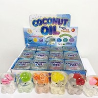 Boneka Beruang Vaseline Irisan Buah Plastik Lembut Anti-Stres DIY Mainan Bola Bestseller Lintas Negara