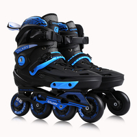 Patins à roulettes en ligne à deux pièces de haute qualité, en alliage d'aluminium intégré CNC, sans éclairage, ABEC-9