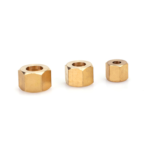 Dày Tường Chất Lượng Cao <span class=keywords><strong>Brass</strong></span> Ferrule Nut Cho Nén Phụ Kiện - Product Image 5