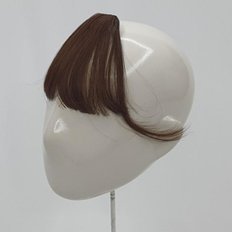 วิกผมลอนสีน้ำตาลอ่อนมีผมม้าสีไฮไลท์จำนวนรุ่น10-16นิ้วสีผมสีแดง - Product Image 1