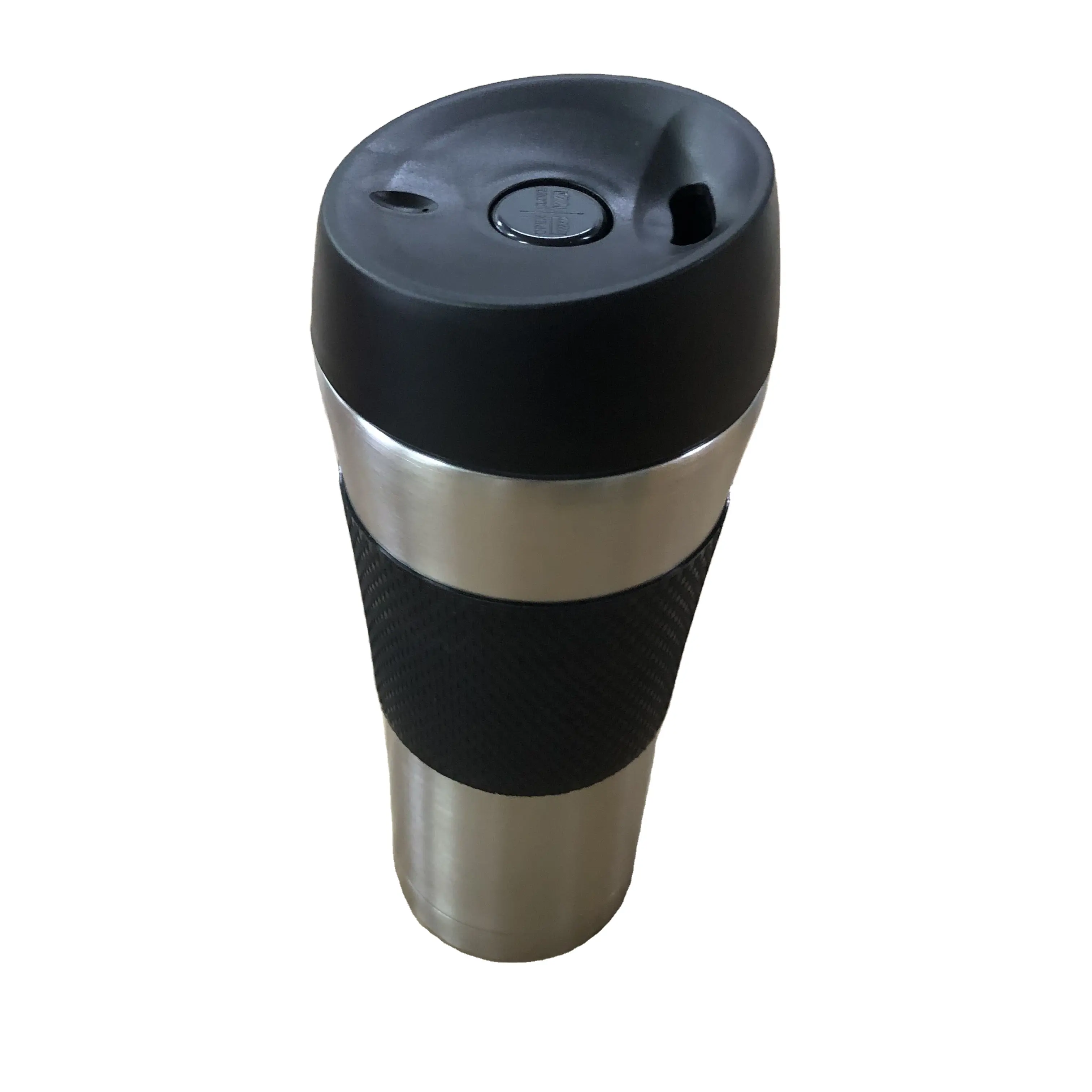 450ML Kustom Termal Otomatis Stainless Steel Mug Mobil Tumbler Terisolasi Travel Tea Mug dengan Tutup