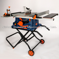 Scie à table pliante LUXTER 220V 255mm 2000W sierra De Mesa + Défonceuse électrique + Plateforme de défonceuse pour le travail du bois