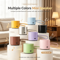 A127 Enceinte portable sans fil BT 5.0 TWS étanche avec basses puissantes, mini enceinte métallique, contrôle par application, autonomie de 5 à 10 heures pour Party Box