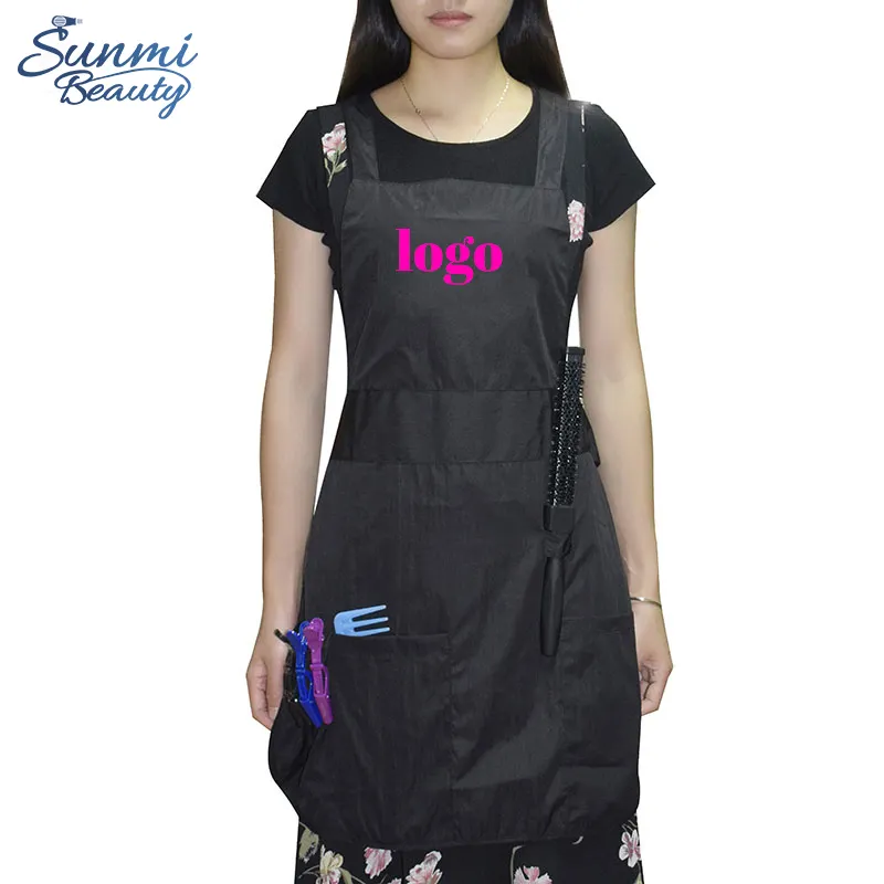 Накидки из полиэстера для салона красоты, Парикмахерская, Парикмахерская накидка для салона красоты, водонепроницаемая нейлоновая накидка для салона красоты