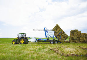 電子制御パレタイザー油圧ドライブ干し草ベールローダーマシン - Product Image 4