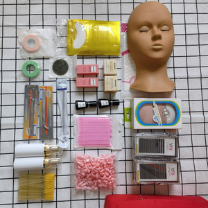 Extensiones de pestañas personalizadas profesionales Kit completo de entrenamiento de extensión de pestañas privadas para principiantes de entrenamiento - Product Image 5