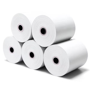 Papel para Cajas Registradoras y Rollos de Papel Térmico Más Vendidos 57x30mm 57x40mm 57x50mm 80x50mm Papel para Recibos POS Directo de Fábrica - Product Image 1