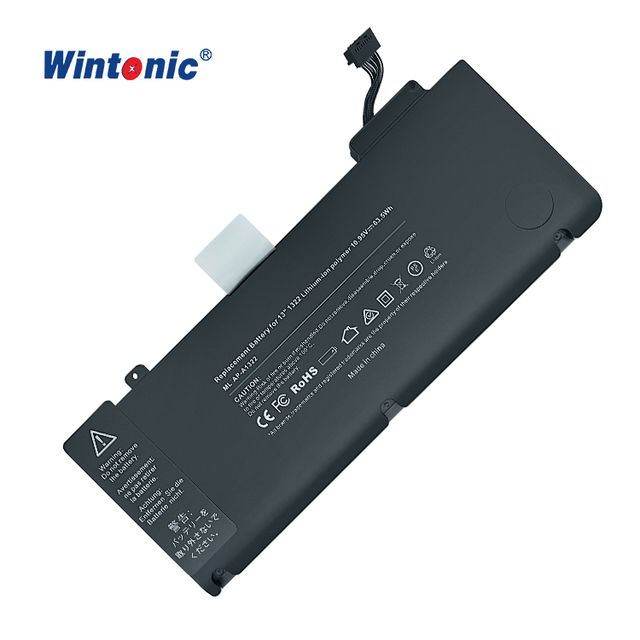 Factory Hot Sale Laptop Battery Replacement A1322 for Apple MacBook Pro 13 A1278 Mid 2009 2010 2011 2012 10.95V 63.5Wh Battery