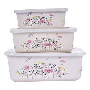 Boîte à lunch <span class=keywords><strong>écologique</strong></span> en plastique RPET de haute qualité, à base d'amidon de maïs - Product Image 6