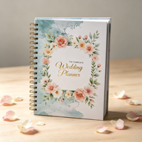 Individuelles Hardcover Hochzeitsplaner-Notizbuch Personalisiertes Braut-Schönheitsindex-Buch Maßgefertigter Notizbuch-Hersteller