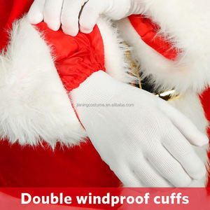 Costume de Père Noël pour homme, costume de Noël bordeaux, 11 pièces, costumes de Père Noël pour femme - Product Image 5