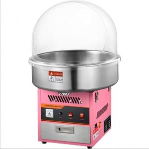 High Quality Commercial Stainless Steel Cotton Candy Machine With Cart Electric Automatic Cotton Floss for Sale - Product Image 1