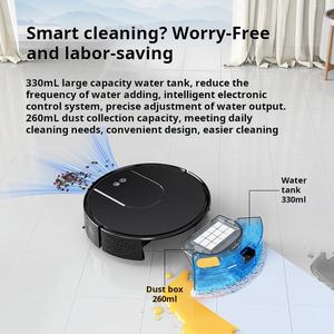 Aspirateur robot 3500PA avec fonction serpillière, vidage automatique des débris, navigation par application pour une navigation pièce par pièce, idéal pour les hôtels et les foyers - Product Image 4