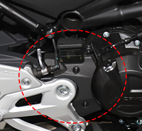 Carénage latéral droit en fibre de carbone 100 % sèche pour moto CFMOTO 450 SR, modèle Autoclave 3K