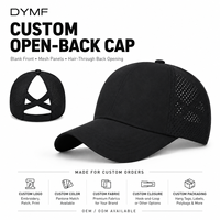Gorra de Béisbol Dymf al por Mayor con Láser para el Cabello, 6 Paneles, de Alta Calidad, con Logotipo Personalizado, de Poliéster, para Exteriores, para Mujer