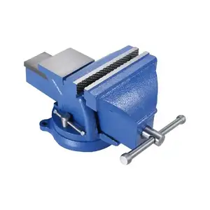 Manufacturer various types Heavy Duty 3/4/6/8/10 Inch Bench Vise with adjustable 360-Degree rotating base Swivel Base