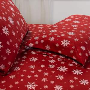 6 pièces de draps de lit doux de luxe motif de vacances hôtel qualité microfibre douceur résistant aux rides et à la décoloration ensemble de <span class=keywords><strong>literie</strong></span> - Product Image 6