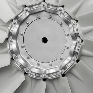 ใบพัดลมประกอบ 12 ใบ ทำจากไนลอน พลาสติก แบบใบพัดแกน สำหรับเครื่องยนต์รถบรรทุกหนัก - Product Image 2