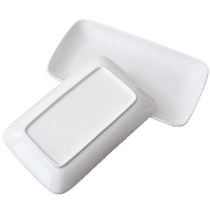 Assiettes rectangulaires classiques écologiques en porcelaine de 8, 9, 10 pouces Assiettes à sushi pour <span class=keywords><strong>dessert</strong></span> en céramique, service blanc élégant - Product Image 3