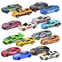 Mini-voiture coulissante en alliage 1:64, voiture de course, jouets pour enfants, ornements, cadeaux, modèle en gros
