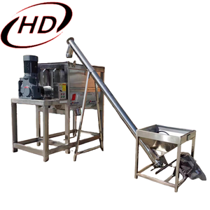 Transportador de Rosca Pequeno de Aço Inoxidável para Grãos/Solo/Minerais/Sal com Funil - Product Image 4