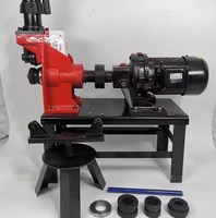 Machine à rainurer et à couper les tuyaux en acier inoxydable semi-automatique portable de haute précision / Machine à scier les tuyaux / Petit tuyau creux