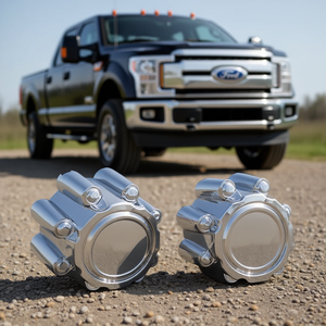 Tapas Centrales para Ruedas Cromadas de 8 Birlos, Juego de 4 Piezas para F250 F350 1999-2005 Excursion 00-05 D0100HAH7E7 - Product Image 2