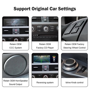 วิทยุติดรถยนต์ NaviHua รุ่นอัพเกรดหน้าจอสัมผัส 8.8 นิ้ว พร้อม Carplay และระบบนำทาง GPS สำหรับรถยนต์ BMW ซีรีส์ 5 E60 CCC ปี 2005-2010 - Product Image 5
