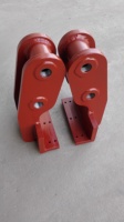 Support triangulaire pour mât de foreuse rotative, cadre de support triangulaire soudé robuste pour engins de pieutage