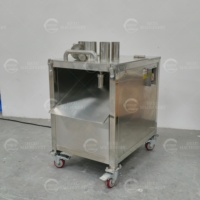 Commerciële automatische fruit- en groentesnijder voor appels, bananen, mango's, ananas, kiwi's, paprika's, wortels en ringvormige snijding.