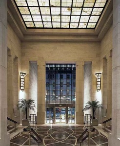 Usine de pierre préfet pierre naturelle directe pierre calcaire beige pour façades pour revêtement de sol extérieur - Product Image 1